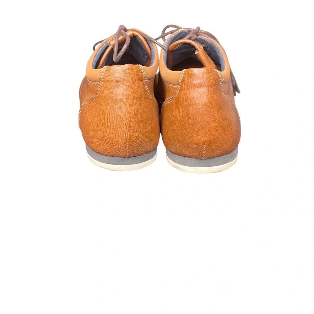 Aldo Men's Brown Leather Oxfords Size 11 - Picture 4 of 8